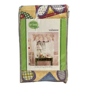 Waverly Classics Home Valance Flower Patch Garden‎ Pastel Fairfield Whimsical